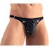 Svenjoyment - Tanga Masculina com Strass (Preta)