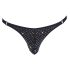 Svenjoyment - Tanga Masculina com Strass (Preta)