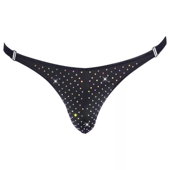 Svenjoyment - tanga masculino com strass - preto - M