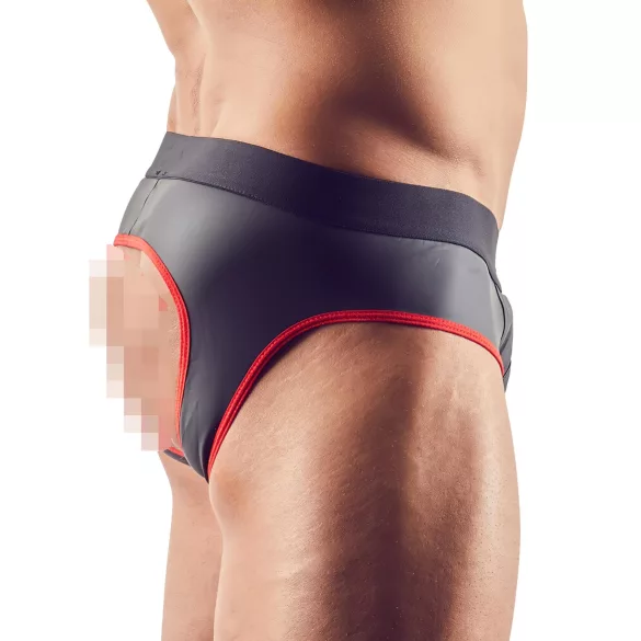 Svenjoyment - jockstrap aberto - preto - M