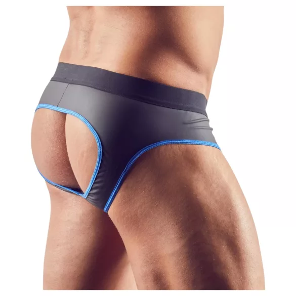 Svenjoyment - jockstrap aberto - preto e azul