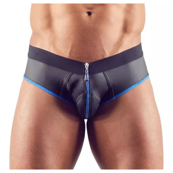 Svenjoyment - jockstrap aberto - preto e azul - M