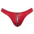 Svenjoyment - cueca masculina com cadarço preto - detalhe vermelho
