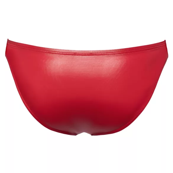 Svenjoyment - cueca masculina com cadarço preto - detalhe vermelho - M