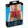 Svenjoyment - cueca masculina preta com cadarço (vermelho) - L