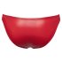Svenjoyment - cueca masculina preta com cadarço (vermelho) - L