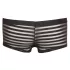 Boxer masculino transparente listrado - preto