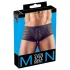 Boxer masculino transparente listrado - preto - M