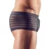 Boxer masculino transparente listrado - preto - XXL