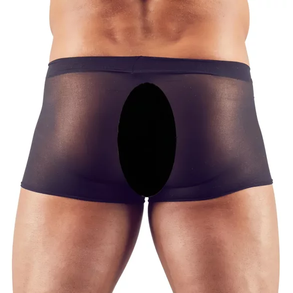 Svenjoyment - cueca boxer transparente - conjunto 2 peças - preto S-L