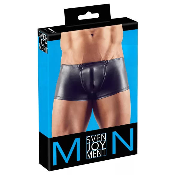 Svenjoyment - boxer masculino com zíper - preto - M