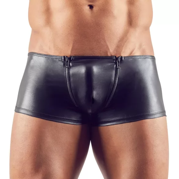 Svenjoyment - boxer masculino com zíper - preto - M
