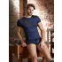 NEK - cueca boxer masculina - renda com cadarço - preto e azul
