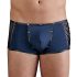 NEK - Boxer Azul com Cordão Preto e Detalhes em Tela - M