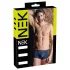 NEK - cueca boxer masculina - renda com cadarço - preto e azul - L