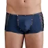NEK - cueca boxer masculina - renda com cadarço - preto e azul - L