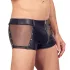 Svenjoyment - cueca boxer masculina brilhante - preto - XL