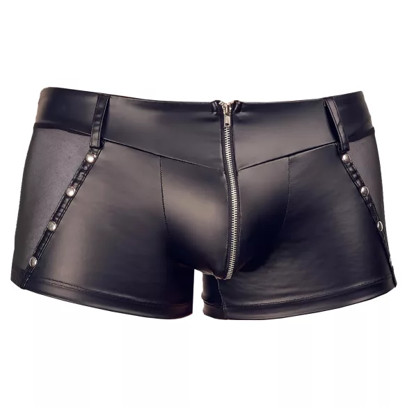 Svenjoyment - cueca boxer masculina brilhante - preto - XL