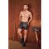 NEK - Bermuda Masculina com Fivela Metálica Alongada (Preta) - M