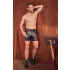 NEK - short masculino com fivela metálica - preto - L