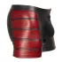 NEK - cueca boxer com zíper - detalhe vermelho lateral - preta