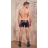 Boxer Preto com Detalhes Vermelhos e Zíper - NEK - M