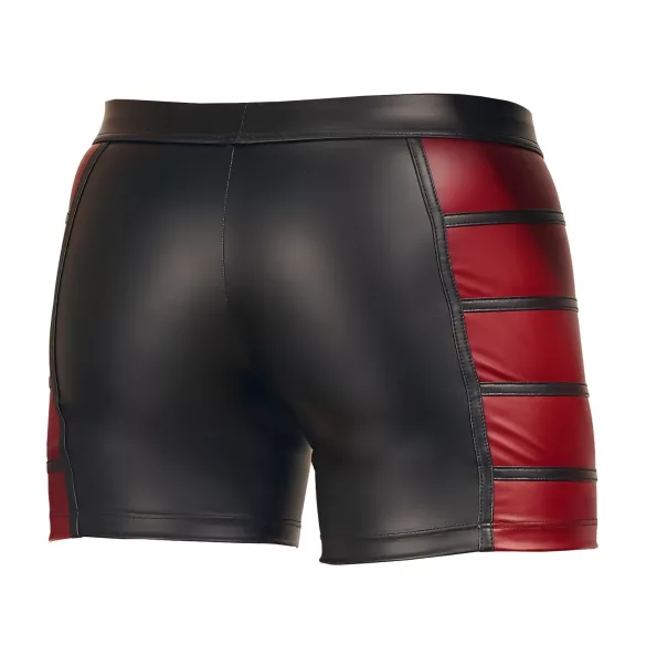 NEK - cueca boxer com zíper - detalhe vermelho lateral - preta - M
