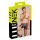 NEK - cueca boxer com zíper - detalhe vermelho lateral - preta - XL