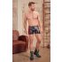 Boxer Preto com Detalhes Vermelhos e Zíper - NEK - XL