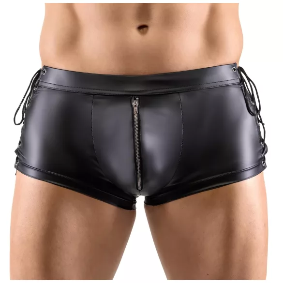 Svenjoyment - boxer masculino lateral com cordão - preto