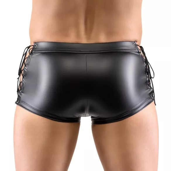 Svenjoyment - boxer masculino lateral com cordão - preto