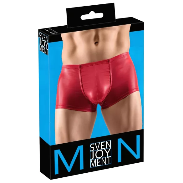 Svenjoyment - cueca boxer push-up masculina - brilho - vermelho - M