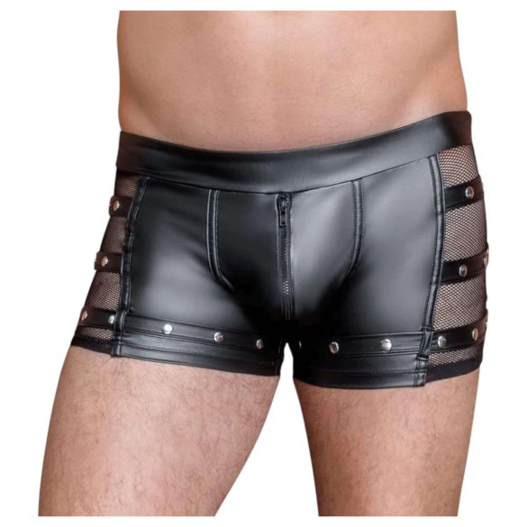 NEK - Boxer Preto com Rebites e Zíper - L