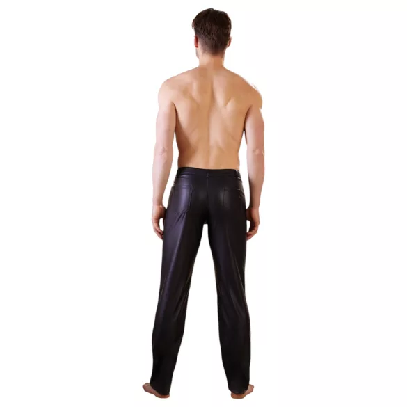 NEK - calça efeito brilhante - preto