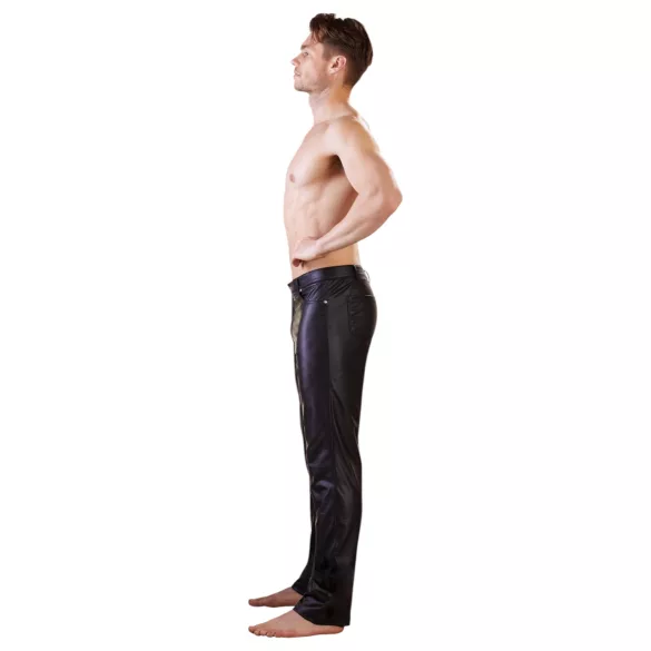 NEK - calça efeito brilhante - preto