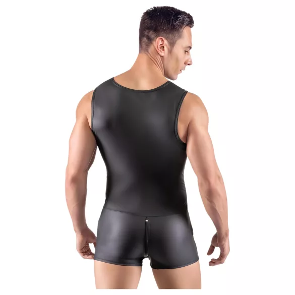 Svenjoyment - macacão masculino sem mangas (preto)