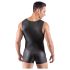 Svenjoyment - Macacão curto masculino sem mangas (preto) - 2XL