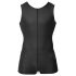 Svenjoyment - Macacão curto masculino sem mangas (preto) - 2XL