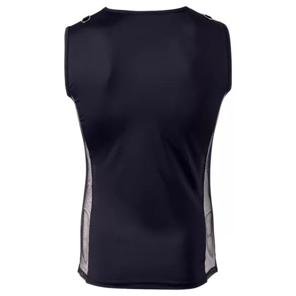 Svenjoyment - top masculino assimétrico com cordão (preto) - L