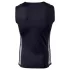 Svenjoyment - top masculino assimétrico com cordão (preto) - L