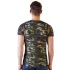 NEK - camiseta masculina camuflada (verde-marrom)