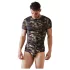 NEK - camiseta masculina camuflada (verde-marrom) - 2XL