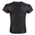 NEK - camiseta masculina fosca com mangas curtas (preta) - 2XL