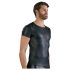 NEK - camiseta masculina fosca com mangas curtas (preta) - 2XL