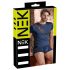 NEK - Camiseta Masculina Azul com Cordões e Detalhes em Tela