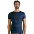 NEK - Camiseta Masculina Azul com Cordões e Detalhes em Tela - L