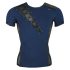 NEK - Camiseta Masculina Azul com Cordões e Detalhes em Tela - L