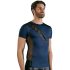 NEK - Camiseta Masculina Azul com Cordões e Detalhes em Tela - L