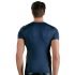 NEK - Camiseta Masculina Azul com Cordões e Detalhes em Tela - L