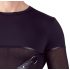 NEK - Camiseta Masculina Transpassada de Manga Longa (Preta) - M